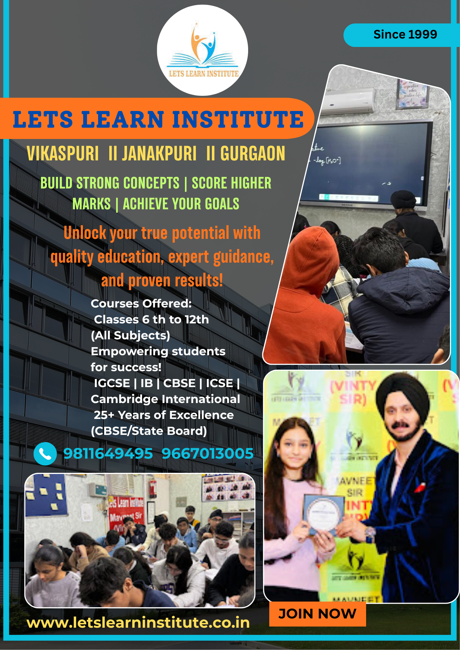 Lets Learn Institute is a trusted name in quality education