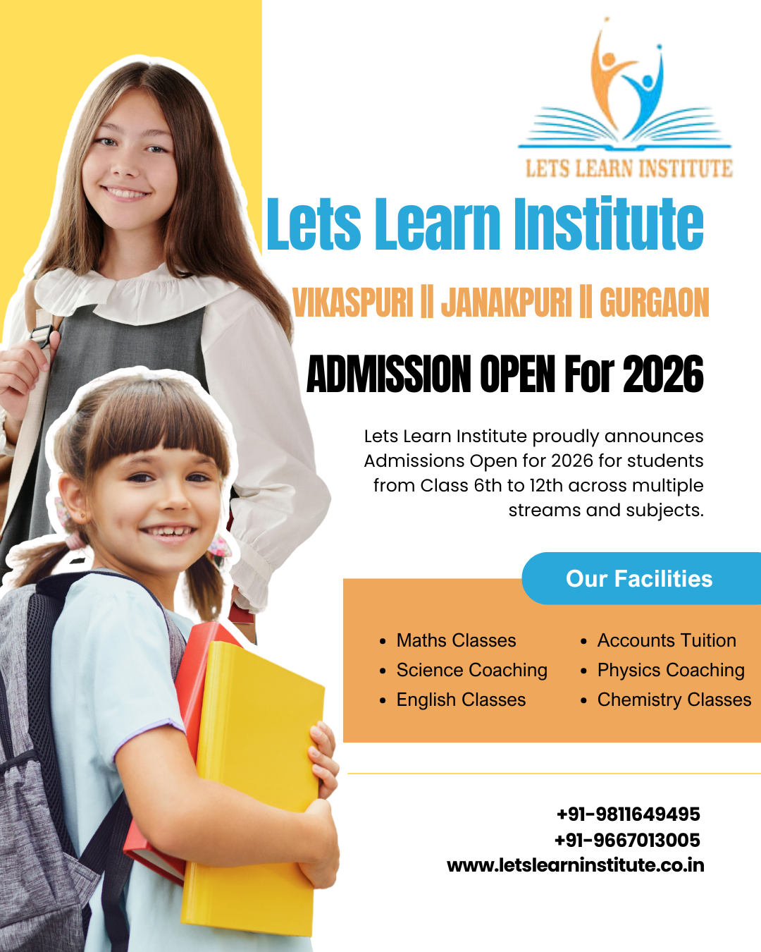 Admission Open Lets Learn Institute