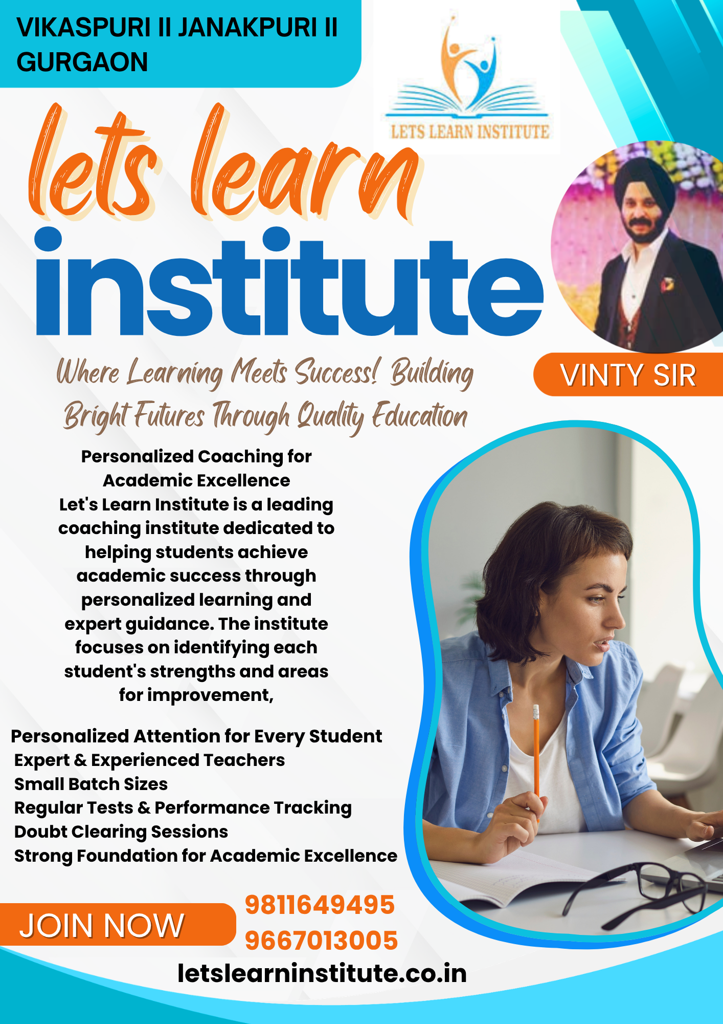 Lets Learn Institute – Personalized Coaching for Academic Excellence
